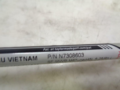 TAYLORMADE LADIES M6 TUNED PERFORMANCE 45 FLEXL 5/25 IRON RIGHT HAND N7308603 SR