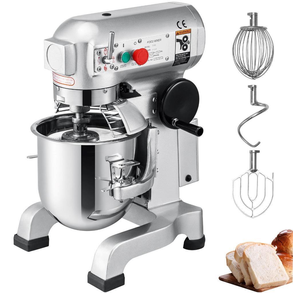 VEVOR B15BT COMMERCIAL FOOD MIXER 15QT 600W 3 SPEED STAINLESS STEEL BSR/BAY3