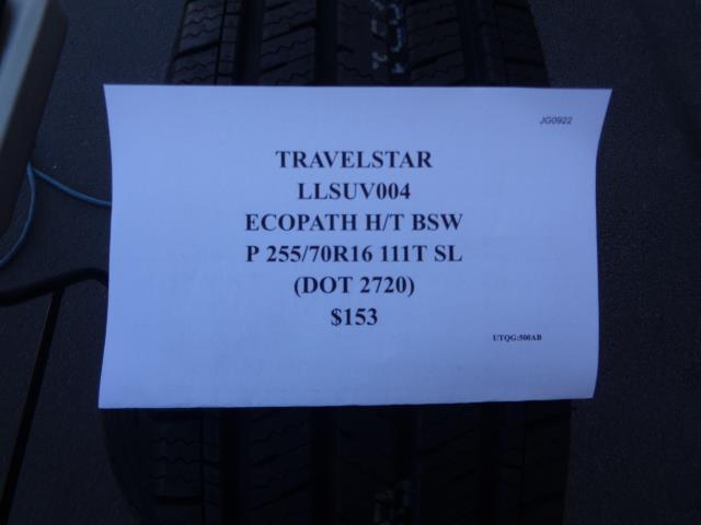 TRAVELSTAR ECOPATH H/T BSW P 255 70 16 111T SL HIGHWAY TIRE LLSUV004 SU16