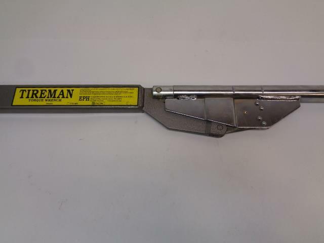 1 NOS EPH TIREMAN 3/4" TORQUE WRENCH WITH CARRYING CASE TM750 SR