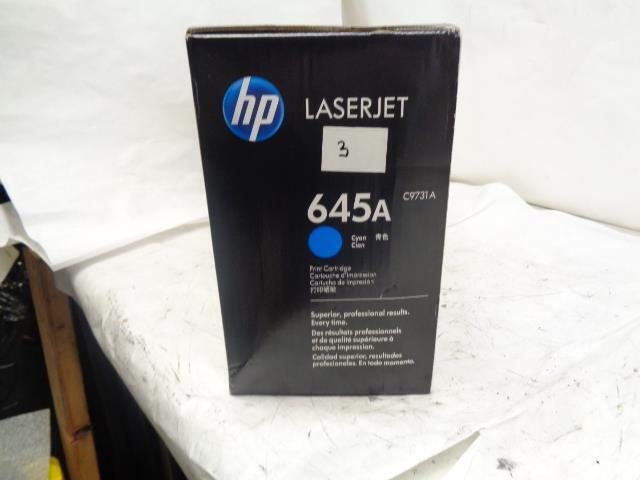 NEW HP CYAN TONER CARTRIDGE 645A C9731A FOR COLOR LASERJET 5500 & 5550 SR