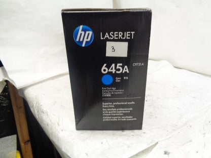 NEW HP CYAN TONER CARTRIDGE 645A C9731A FOR COLOR LASERJET 5500 & 5550 SR