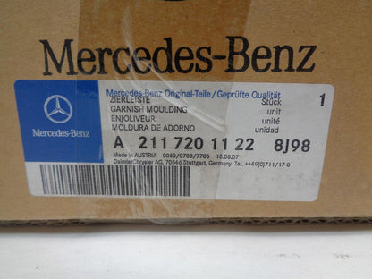 GENUINE 2003-09 MERCEDES E55 320/350/550 LEFT PANEL WOOD TRIM 21172011228J98 SR