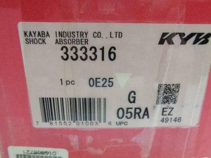 NEW KYB EXCEL-G FRONT RIGHT STRUT FOR '01-'04 KIA SPECTRA 333316 R2