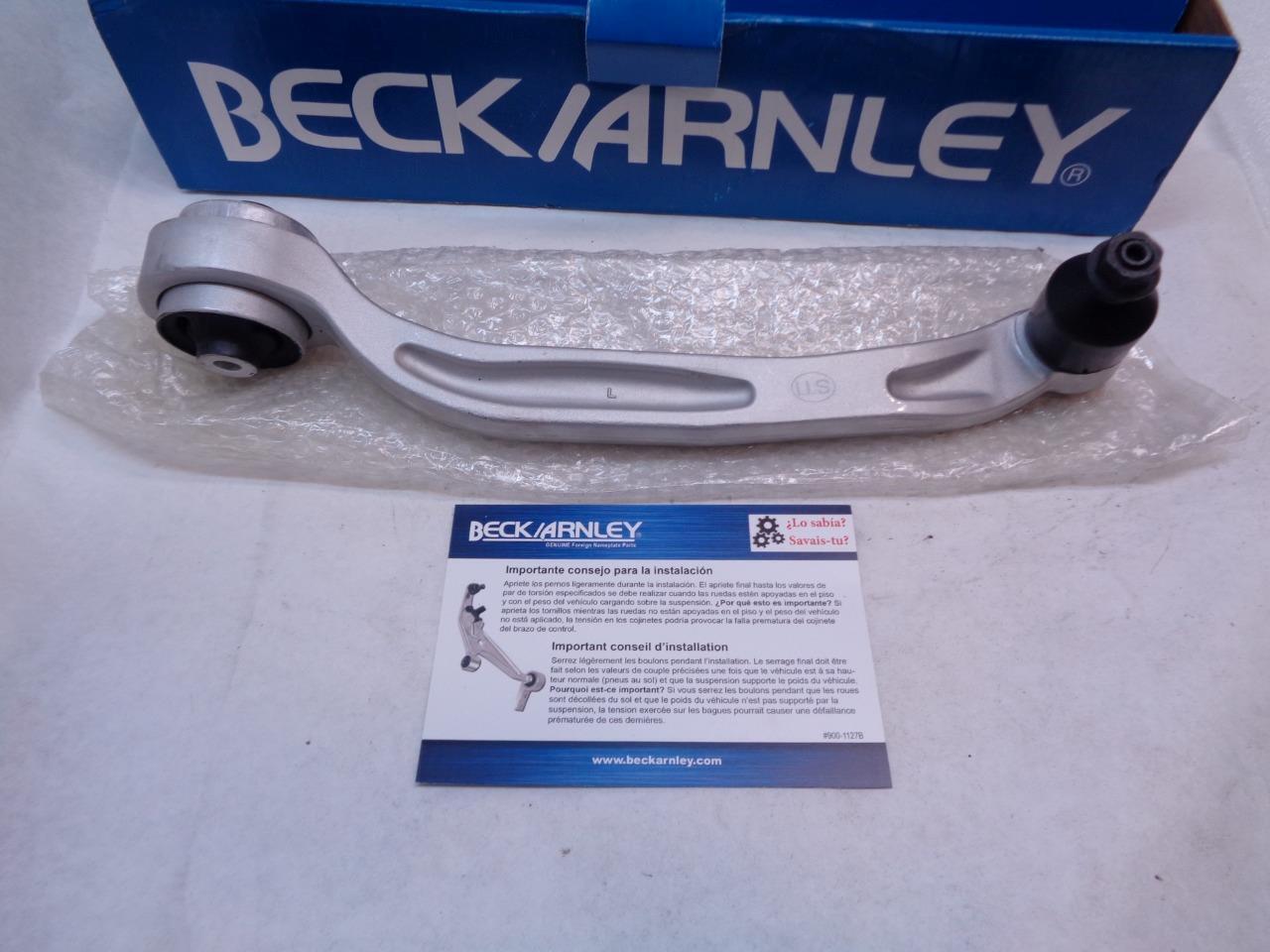 BECK ARNLEY FRONT DRIVER REAR CONTROL ARM FOR 2005-11 AUDI A6 102-5980 L1