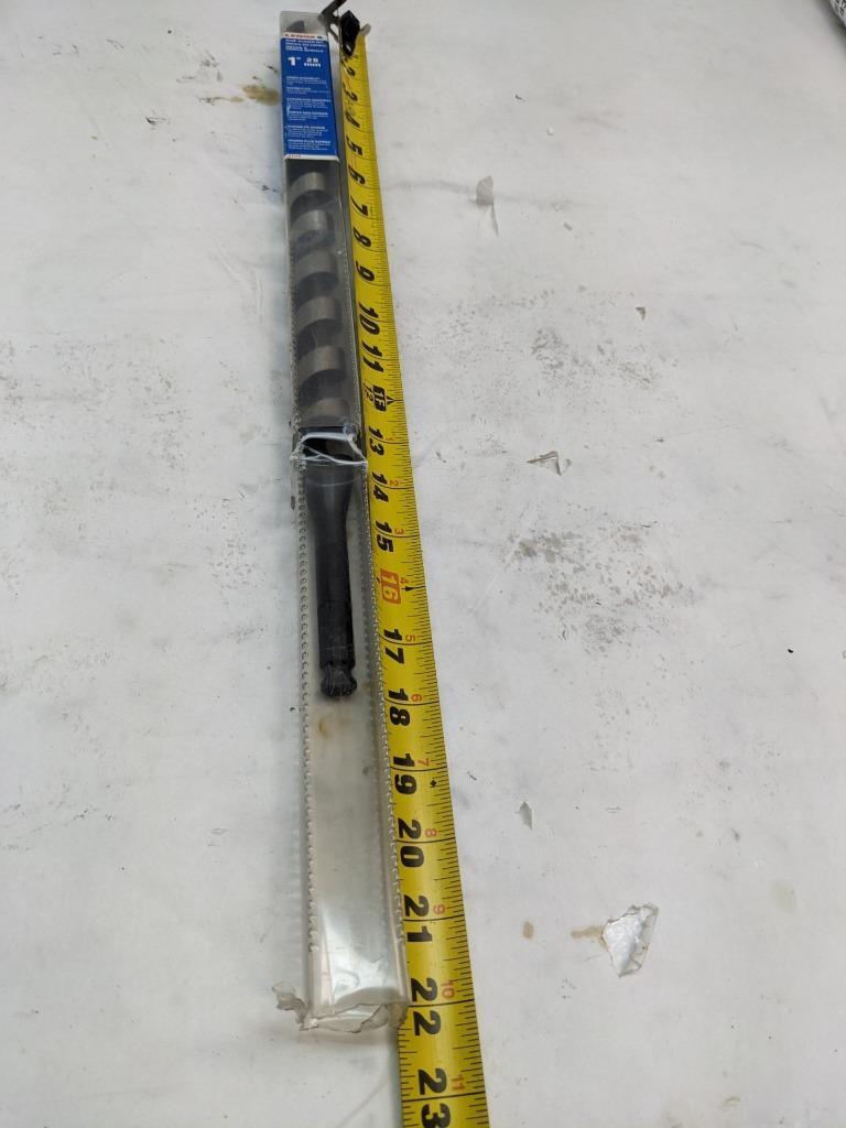 LENOX 1 INCH 25MM 18 INCH 457MM BI-METAL DRILL BIT NEW D0