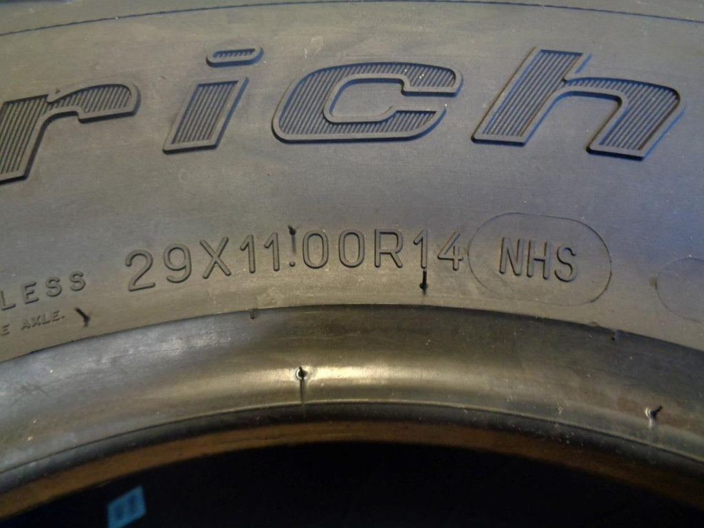 2 BFGOODRICH MUD TERRAIN T/A KM3 29 11.00 14 NHS LRD 8PLY ATV/UTV TIRE 36326 BQ3