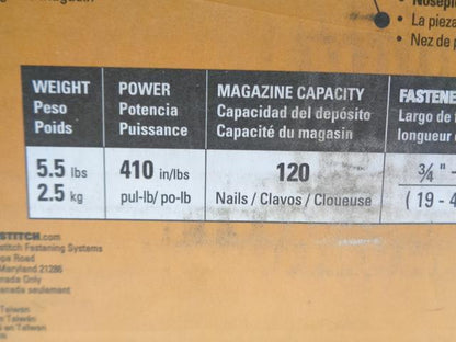 BOSTITCH PNEUMATIC COIL ROOFING NAILER RN46-1 BSR35