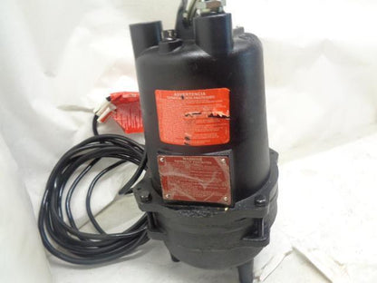 DAYTON 3BB88 SUBMERSIBLE SEWAGE PUMP 1/2 HP NEW J1