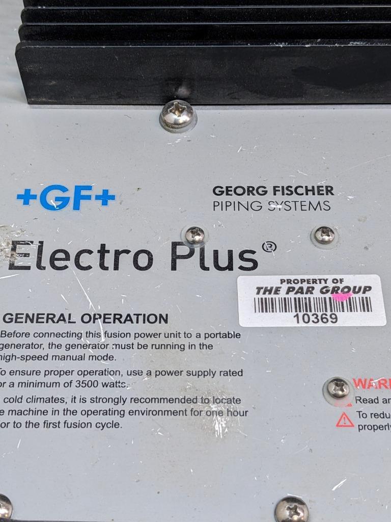 GEORGE FISCHER ELECTRO PLUS- PIPING SYSTEM-GENERAL OPERATION-10369-USED B2
