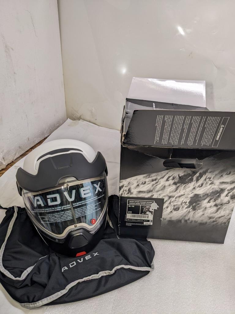 SKI-DOO ADVEX SPORT RADIANT SNOWMOBILE HELMET-WHITE-MEDIUM 9291300601 NEW SR