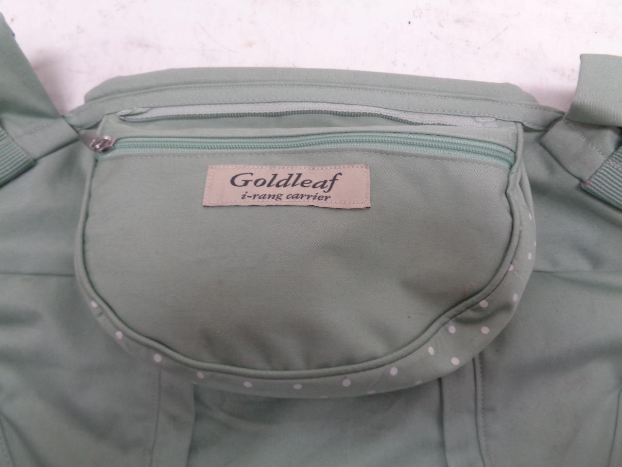 NEW MINT COLORED I-RANG HIPSEAT BABY CARRIER GOLDLEAF SR