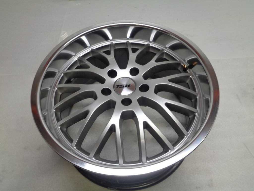 1 NEW TSW SNETTERTON SILVER WHEEL 1895SNT405114S76 18x9.5 5x115 ET35
