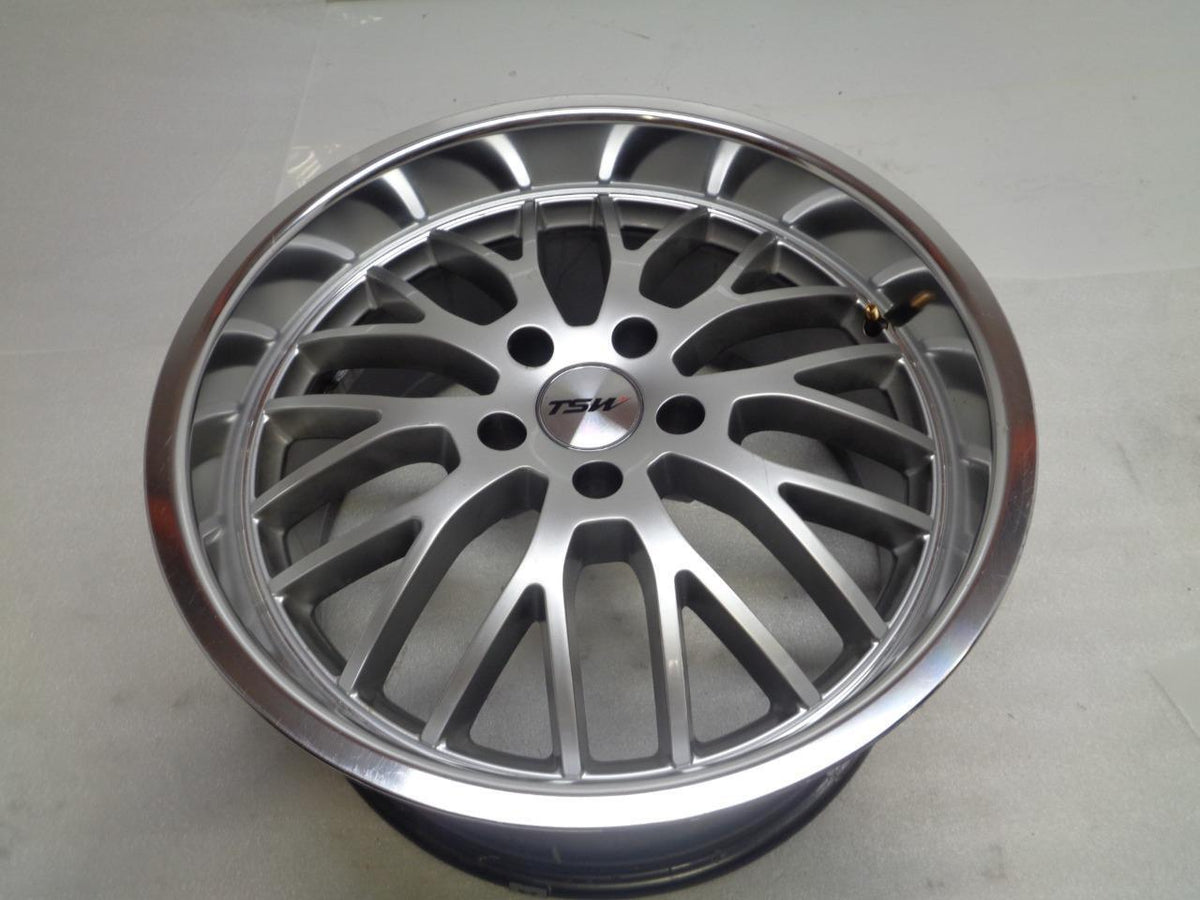 1 NEW TSW SNETTERTON SILVER WHEEL 1895SNT405114S76 18x9.5 5x115 ET35
