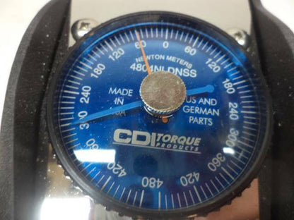 NEW NEWTON METERS CDI  3/4 DIALTORQUE WRENCH 0-480 NM 4804NLDNSS SR