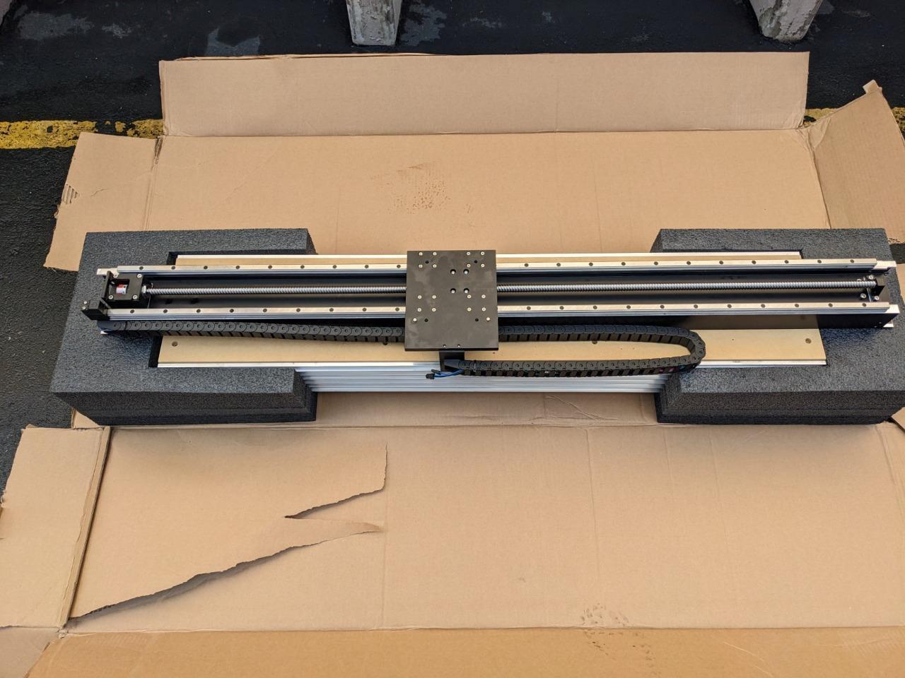 SHAPEOKO CNC ROUTER T-SLOT HYBRID TABLE 48"X49" AND ROUTER ONLY #1 B2 BOX 1