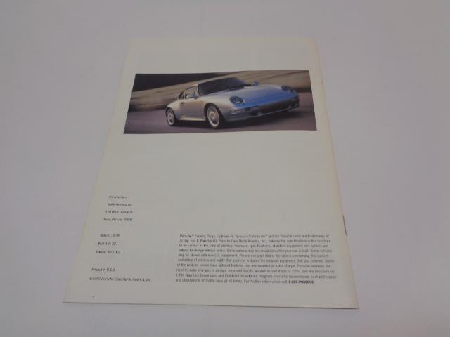 Porsche 911 (993) "The 911" Paperback Brochure 1995 WVK 191 321 GENUINE R25