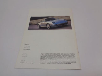 Porsche 911 (993) "The 911" Paperback Brochure 1995 WVK 191 321 GENUINE R25