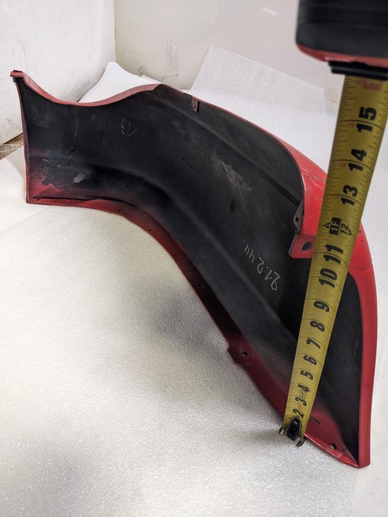 PORSCHE 911 964 CARRERA 89-94 RIGHT REAR BUMPER PANEL- RED 96450516400 USED R23