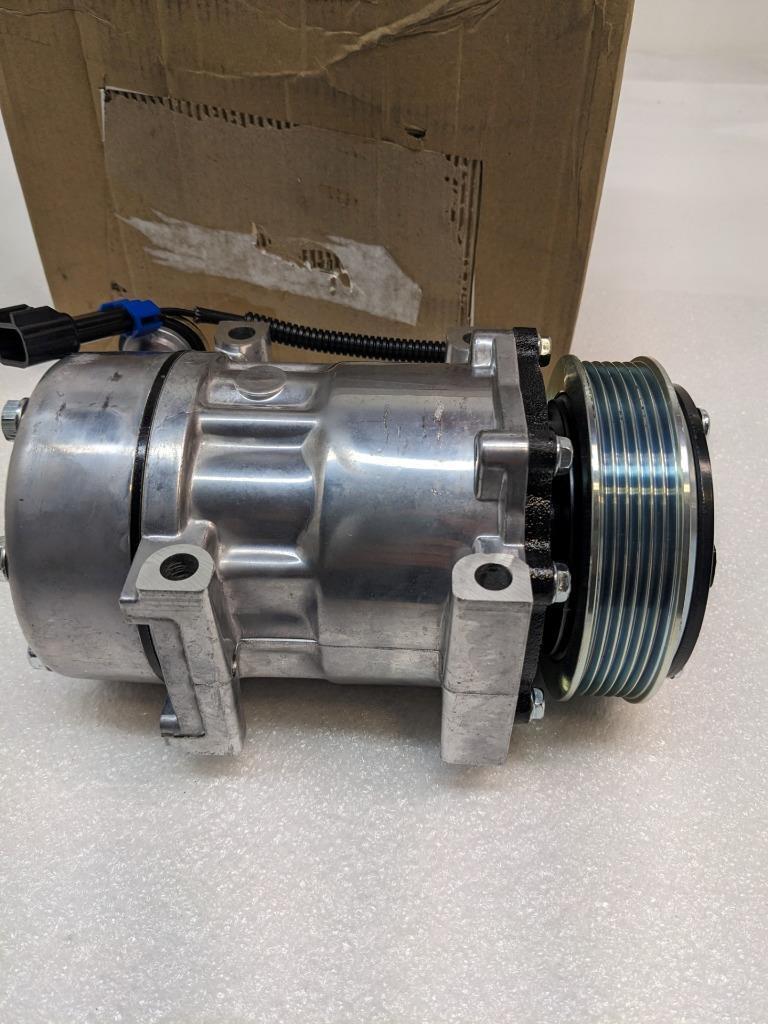 7H15 AC COMPRESSOR 77595 W/ 6 GROOVE CLUTCH FOR PETERBILT KENWORTH TRUCKS NEW R1