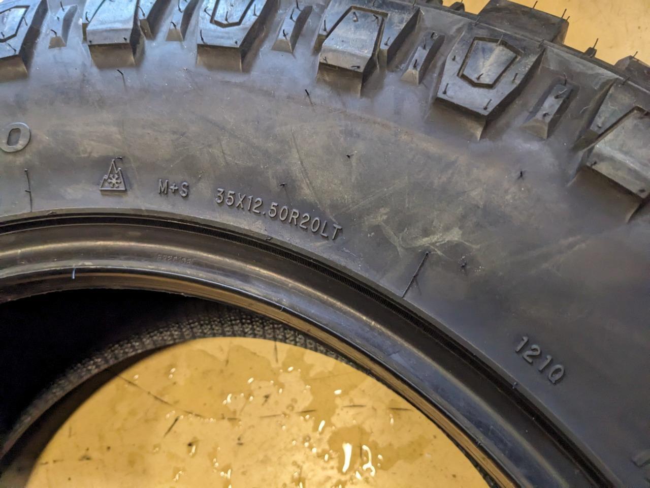 FORTUNE TORMENTA M/T FSR310 LT 35 12.50 20 121Q LRE 10PLY TIRE 9315030206 CQ1