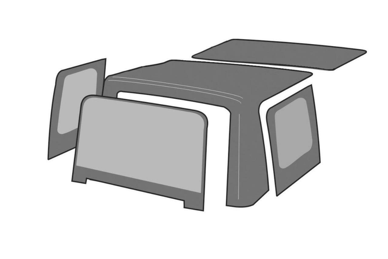 Rampage Products 99617 OEM Replacement Soft Top for 1988-1995 Jeep Wrangler SR