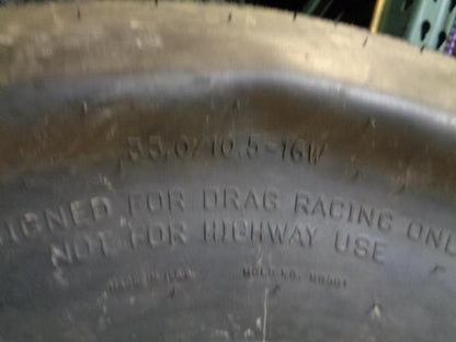 NEW OLD STOCK MICKEY THOMPSON ET DRAG 33 10.5 16W DRAG TIRE 90000000893-102-7/8"
