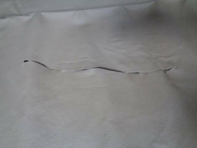 Leather Hide 45.96 Square Feet 4.27 Square Meters Beige NEW SR