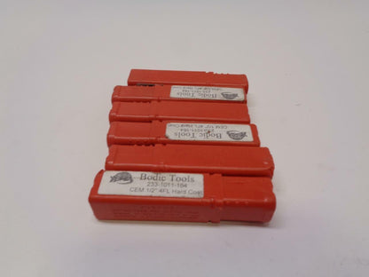 BODIC TOOLS 1/2" X 1/2" X 1" X 3" 4 FLUTE COATED END MILL 233-1011-164 EMCBS