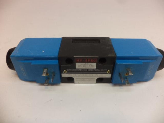 USED HY-SPEC SOLENOID OPERATED DIRECTIONAL VALVE 24 V 160817-057 R4TD