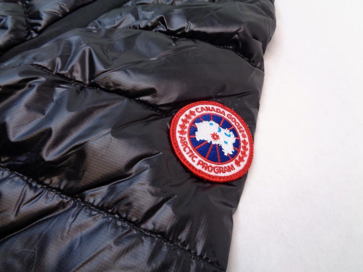 CANADA GOOSE MEN'S SIZE S/P BLACK HYBRIDGE LITE TECH JACKET 2714M SR