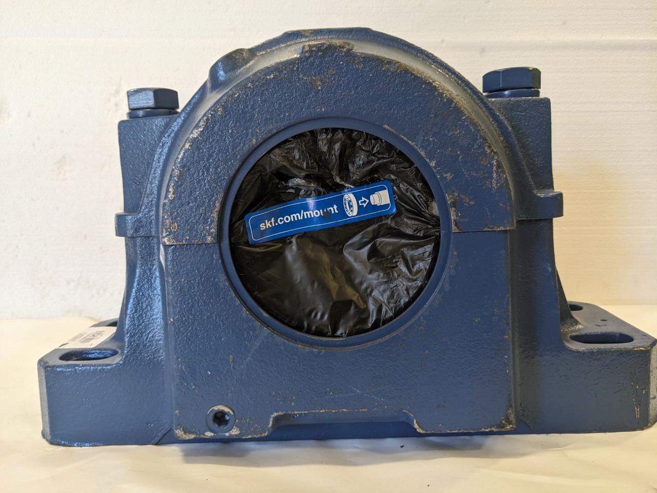 NEW SKF SAF 322 PILLOW BLOCK HOUSING CAST IRON 4 BOLT BASE SPLIT BLOCK BSRG4