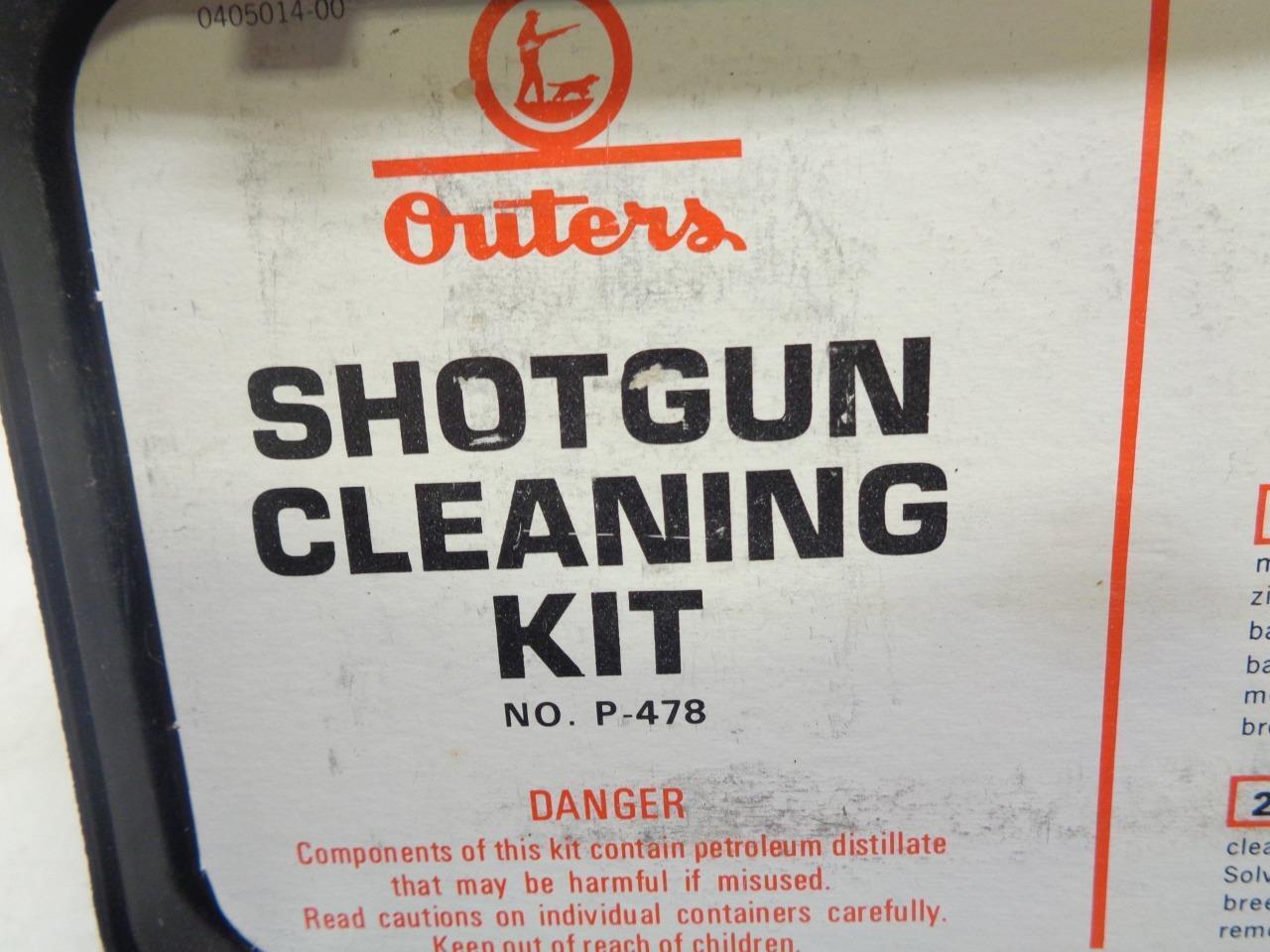 USED GENUINE VINTAGE OUTERS RIFLE AND SHOTGUN CLEANING KIT P-478 SR