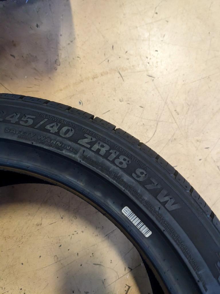 KUMHO ECSTA PA51 P 245 40 18 97W XL ALL SEASON TIRE 2247553 CQ3