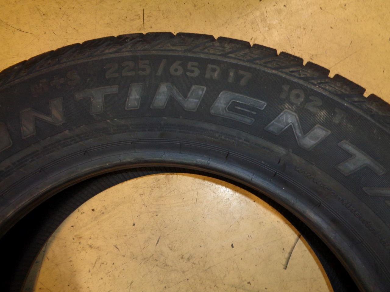 2 CONTINENTAL CROSSCONTACT LX E P 225 65 17 102T SL TIRE 15493230000