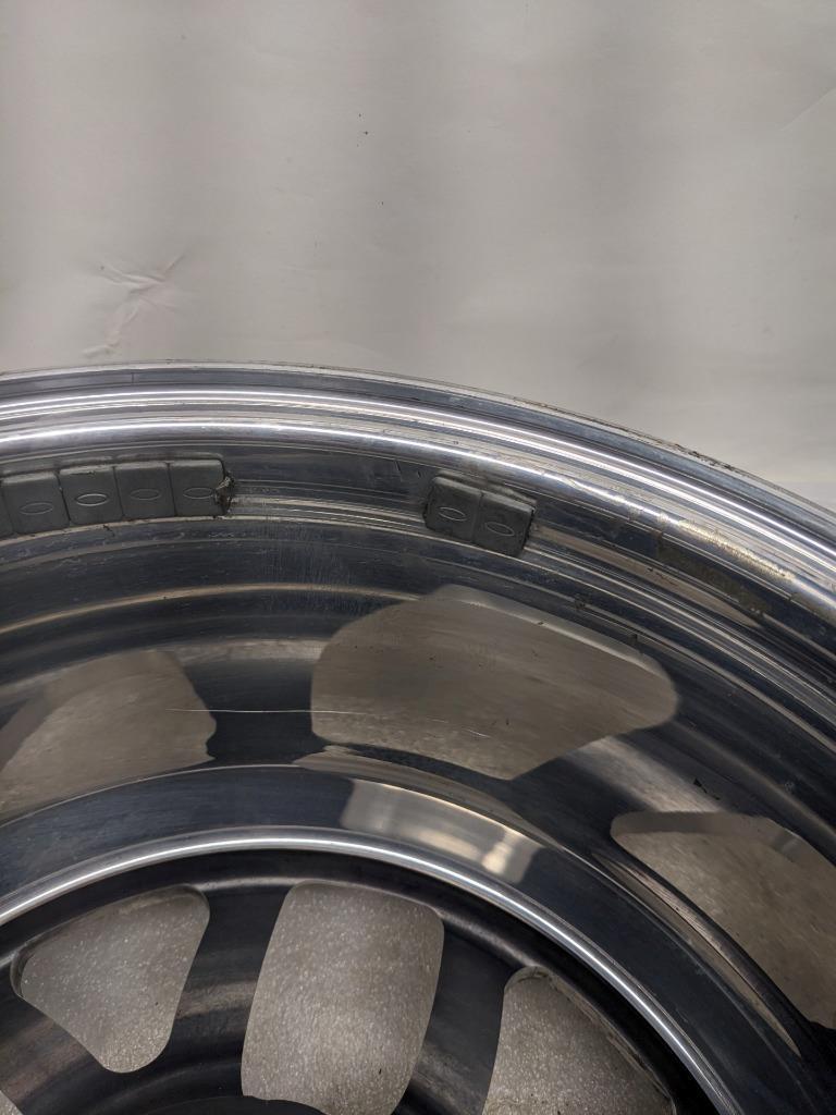 1 WELD RACING 76HB7100W67A WHEEL RT-S S76 FORGED ALUMINUM BLACK 17X10 USED B2