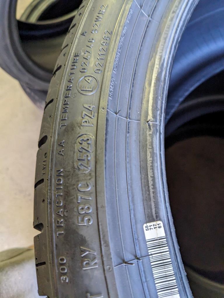 2 PIRELLI P ZERO PZ4 SPORT (*) BMW P 285 30 20 99Y XL TIRES 3258700 CQ3