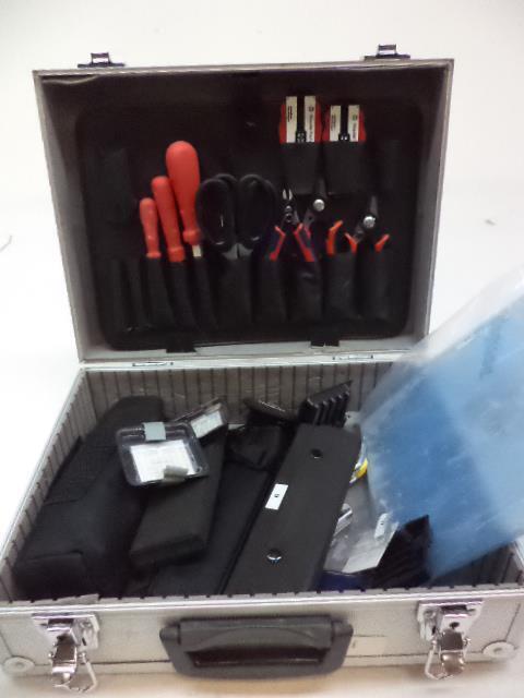 USED 400X FIBER OPTIC MICROSCOPIC LAB ANALYSIS KIT SR