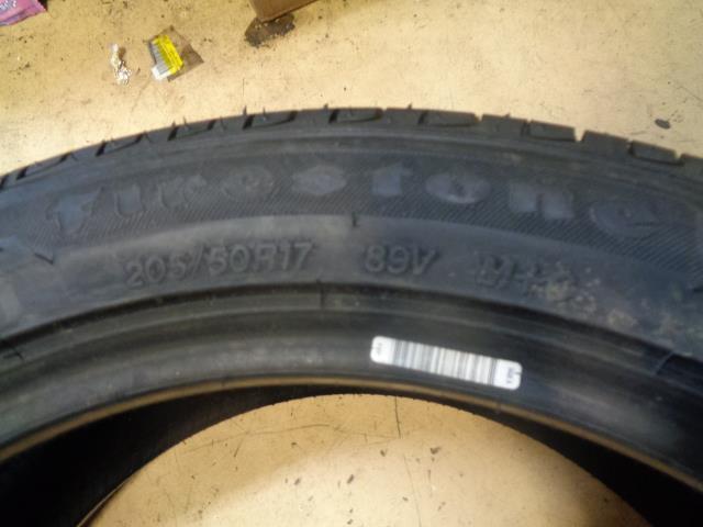 1 FIRESTONE FT140 P 205 50 17 89V SL 000980 TIRE BQ2
