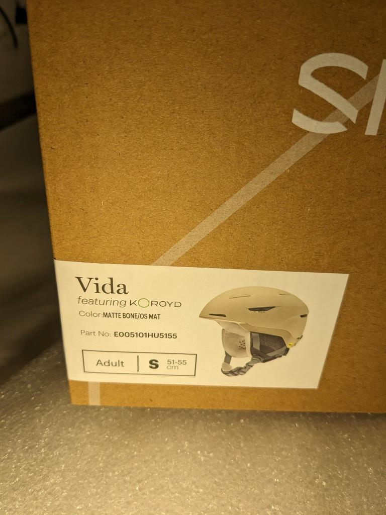 SMITH VIDA MIPS SNOW HELMET -WOMEN'S-SMALL-MATTE BONE E005101HU5155 NEW SR