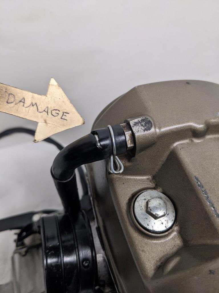 DAMAGED HONDA ATV ENGINE FOR 2004-2005 HONDA SPORTRAX 450 TRX450R 2X4 USED B2