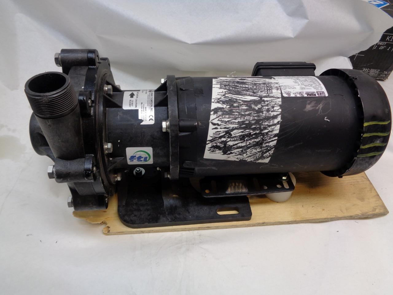 THOMPSON 3HP 230/460V 90psi MAGNETIC DRIVE PUMP DB15V-T-2-M209  NEW FINISH J2