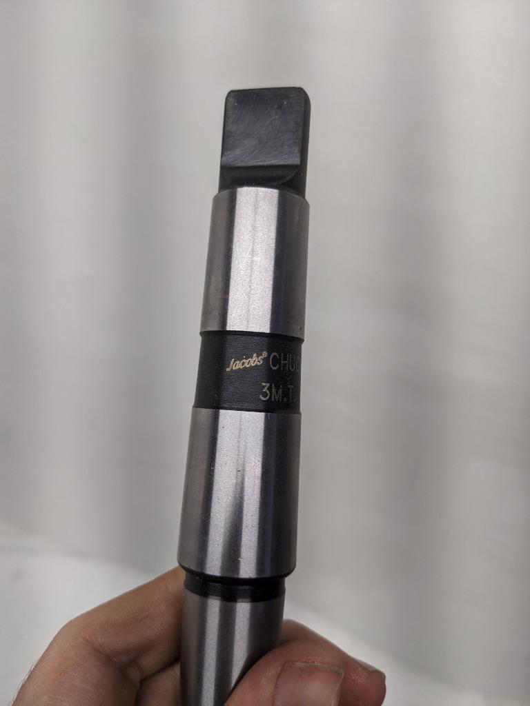 JACOBS 7315 MILLING CUTTER DRILL CHUCK ARBOR MORSE TAPER SHANK 3MT NEW R22T5