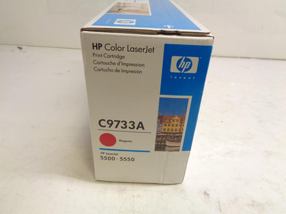 NEW HP MAGENTA TONER CARTRIDGE C9733A FOR LASERJET 5500 5550 SR