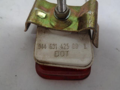USED PORSCHE LEFT REAR SIDE MARKER w/ BACKING & HOUSING 944 631 425 00 R25T4