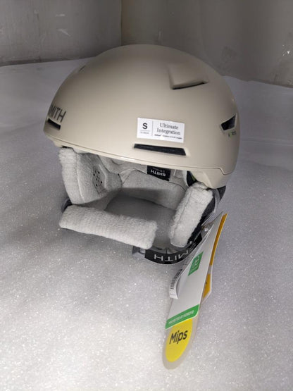 SMITH VIDA MIPS SNOW HELMET -WOMEN'S-SMALL-MATTE BONE E005101HU5155 NEW SR