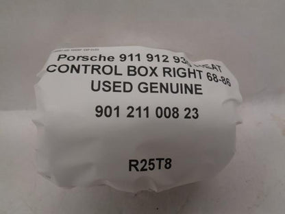Porsche 911 912 930 HEAT CONTROL BOX RIGHT USED GENUINE 901 211 008 23 R25T8