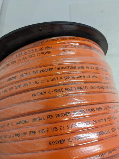 NVENT 8XLE2-CR RAYCHEM XL-TRACE SELF-REG HEATING CABLE 285 FT 205-277V NEW H2