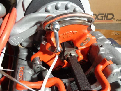 RIDGID MODEL 535 THREADING MACHINE FOR 1/8"-2" PIPE 2HP MANUAL CHUCK NEW #2 B2