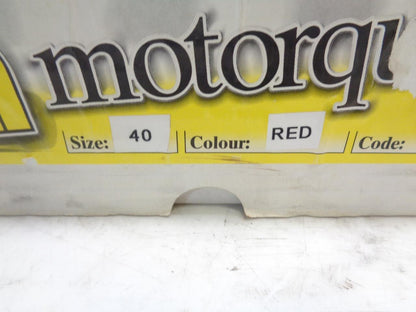 PAIR NEW MOTOR QUALITY RACING SHOES RED SIZE 8-8.5(40) SR